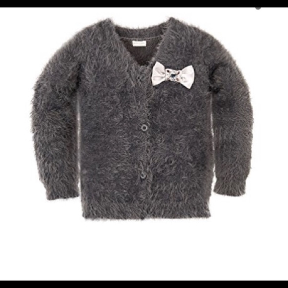 Monsoon girls Laney fluffy cardigan